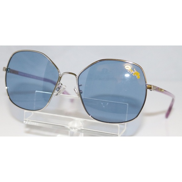 NEW Ladies Coach Silver Sunglasses - Picture 1 of 3